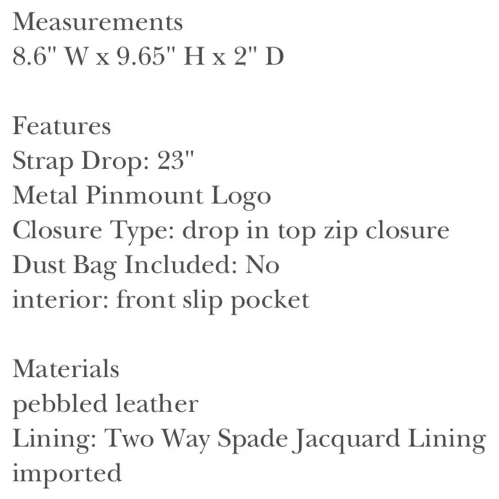 Kate spade NEW YORK North South Leila Crossbody crossbody bag black leather - Picture 10 of 10